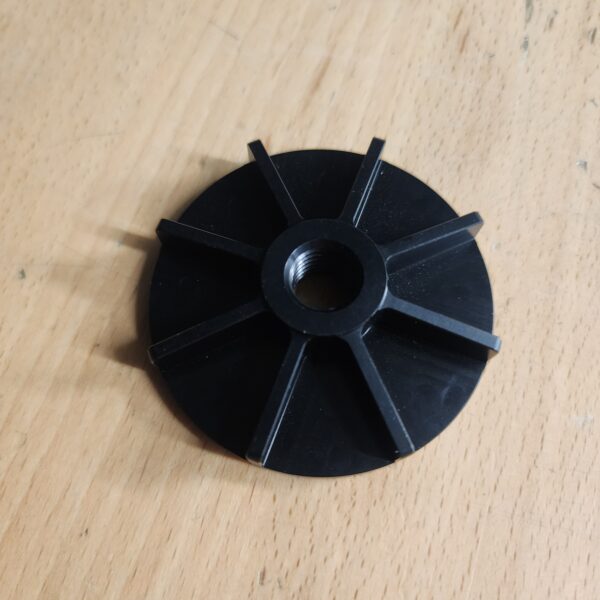 Replacement aluminum nut for the Cag One grinding wheel.